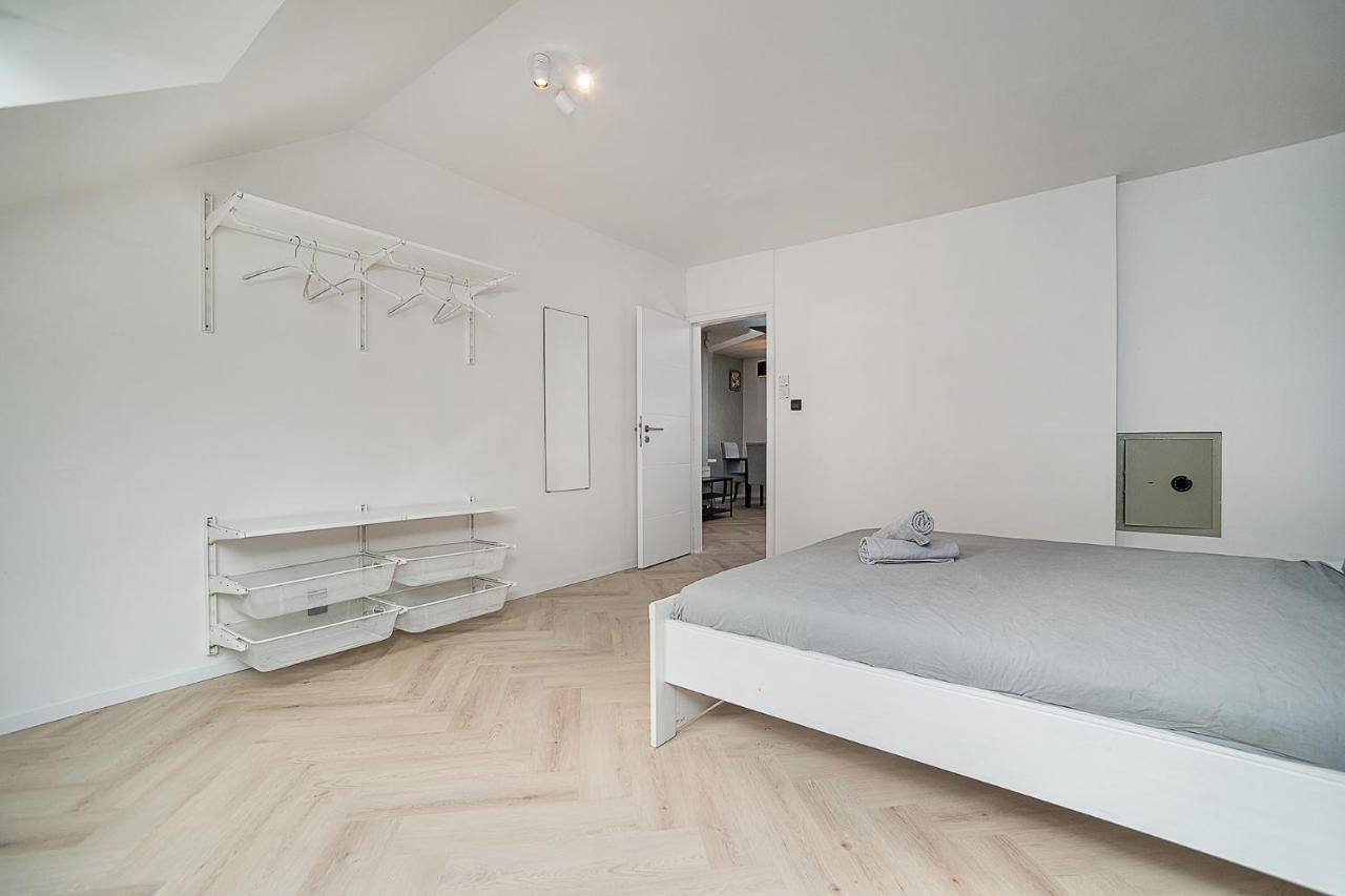 Big 4-bedroom flat, terrace with great Vítkov view Praga Exterior foto